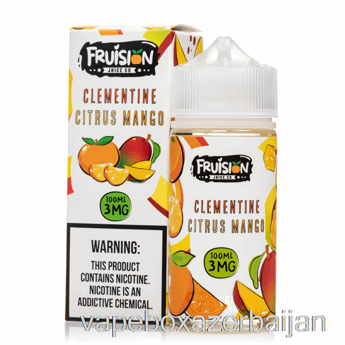 Vape Azerbaijan Clementine Citrus Mango - Fruision Juice Co - 100mL 0mg
